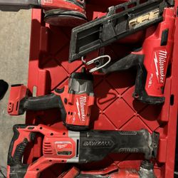Assortment Of Milwaukee Tools 