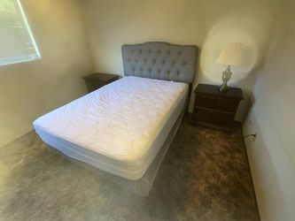 Sealy Mattress + frame + nightstands