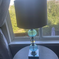 Beautiful Turquoise table lamp