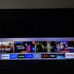 Samsung 55” TV w/No Stud TV Mount