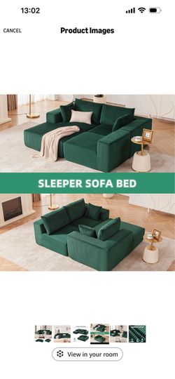 108" Modular Sectional Sofa, Cloud Sectional Couch with Deep Seat, Modern Modular L-Shape Sofa Couch with Chaise,Upholstered Boneless Couches for Livi