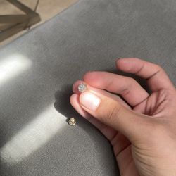 14k Real Diamond Earrings 
