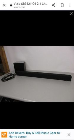 Sb3821 Soundbar And Sub