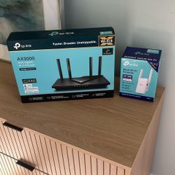 TP-Link AX3000 WiFi Router + Extender
