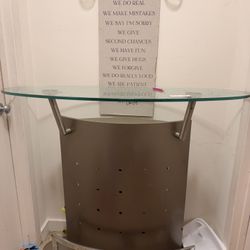 Metal Bar With Shelves 