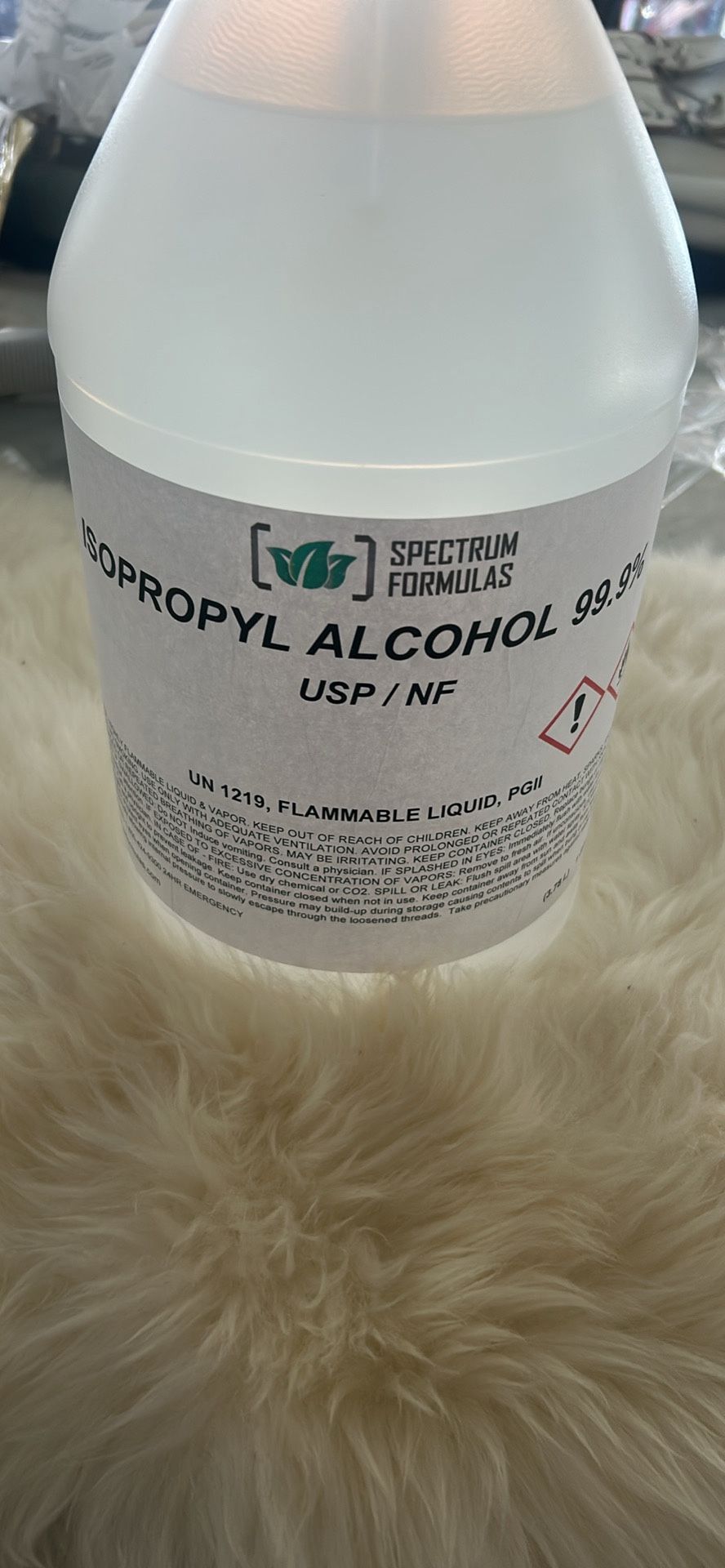 ISOPROPYL ALCOHOL 99.9% 1 Gallon 5 Gallon Drums