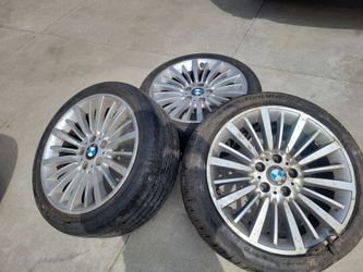 BMW Multi-Spoke Silver Alloy Wheels with Tires