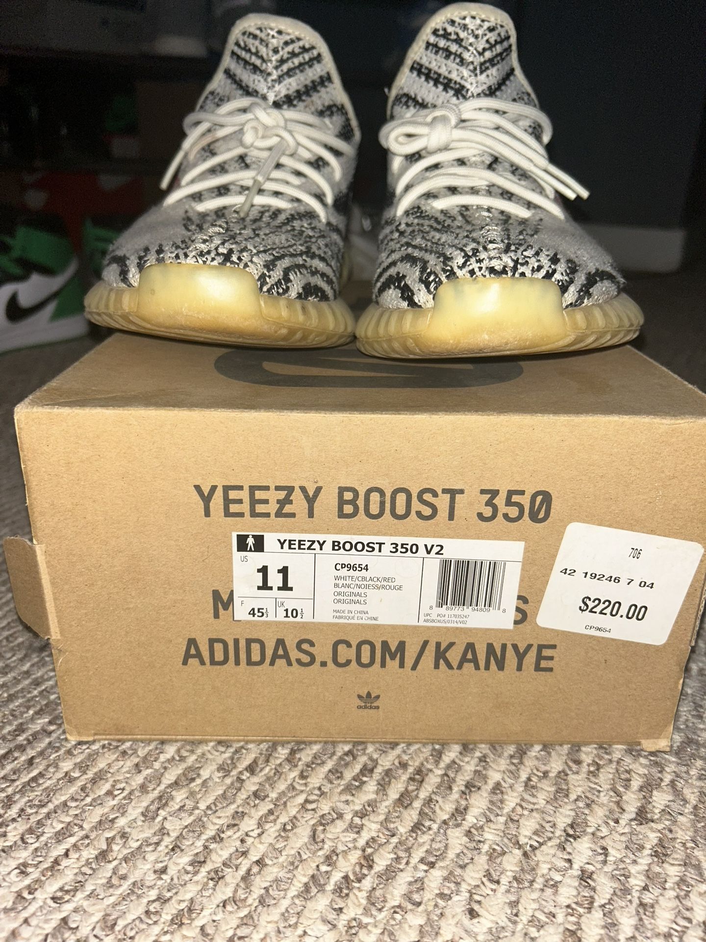 Yeezy Zebras