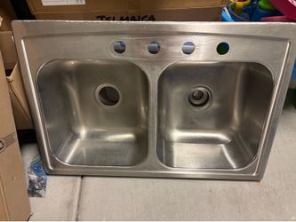 Stainless steel Kohler sink