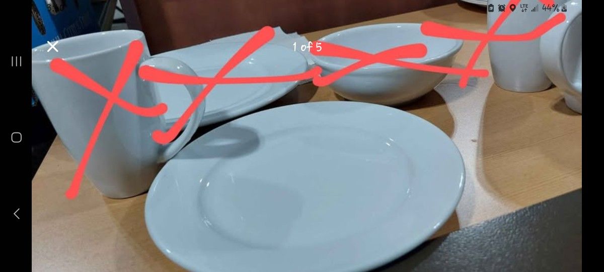 Varick restaurant ware dishes plates 8"