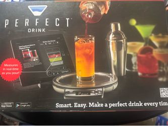 $50 or B/O, Smart Perfect Drink system. This gadget helps you make perfect cocktails every time. It measures in real-time as you pour for accuracy. Co
