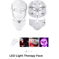 Face And Neck 7 LED Light Therapy Mask