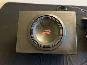Subwoofer Alpine Type R 12” inch 750rms-2250 peak 4ohms dvc & sealed box