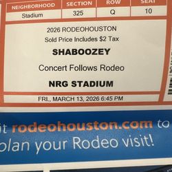 Shaboozey Rodeo Tickets 