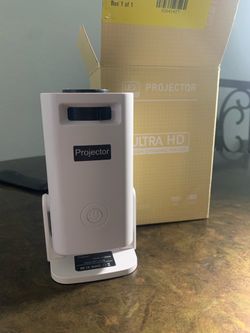 White home theatre  projector