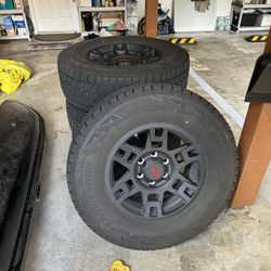 TRD Wheels and Bridgestone Blizzak Tires 265/70R17