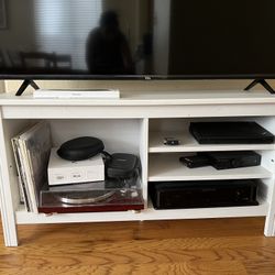 White Wooden TV Cabinet / Media Console 
