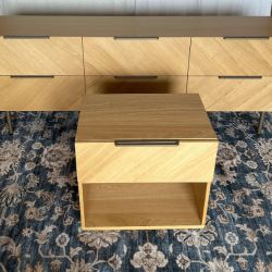 Dresser & Nightstand Bedroom Set OAK-Article Nera Bedroom Set Brand New in Box