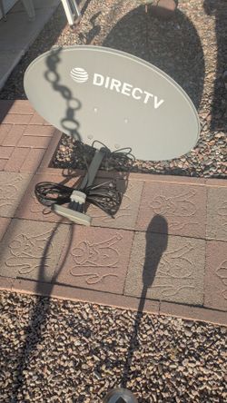 DirectTV Dish w/cable and 2 Tripods