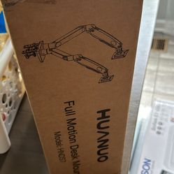 Huvnuo Duel Full Motion Desk Mount 