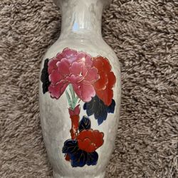 Flowered Ceramic Vase