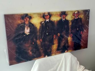 Brand New Sealed "Tombstone" Movie Premium Canvas Wall Art (30" x 15")