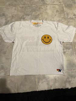Aviator Nation Women’s Smiley To Boyfriend Tee SZ Small