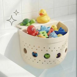 Silicone Bath Toy Organizer for Tub