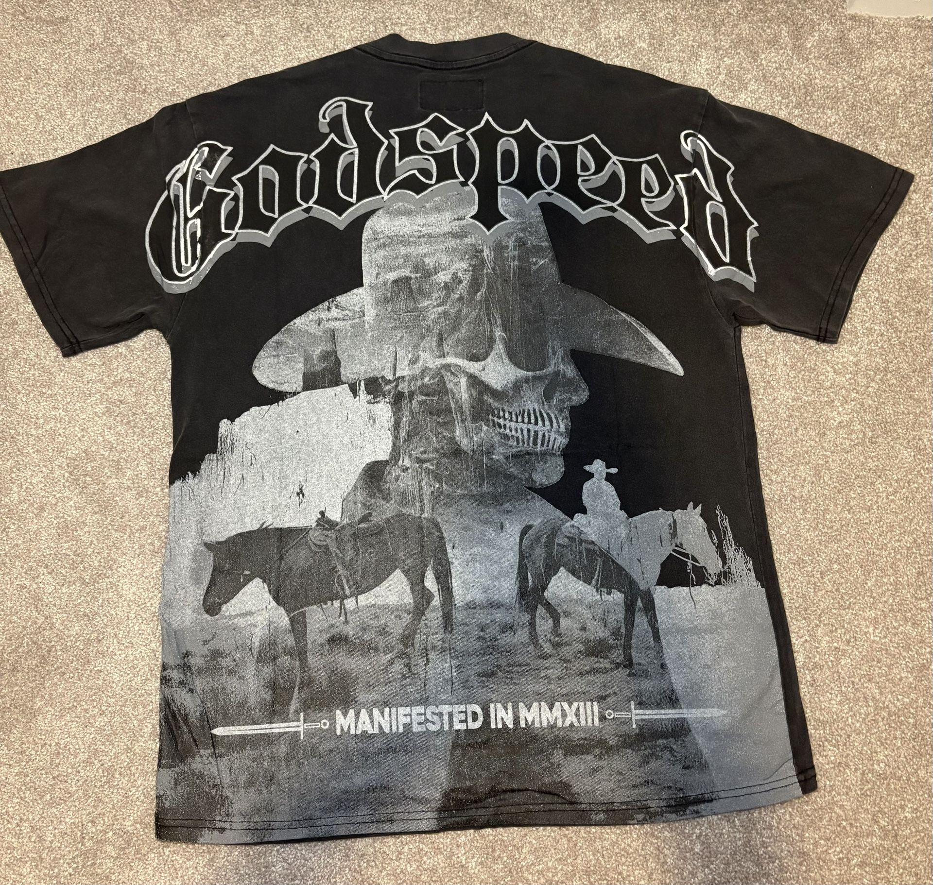 Godspeed Graphic T Shirt SMALL