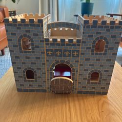 Melissa & Doug Wooden Castle Dollhouse