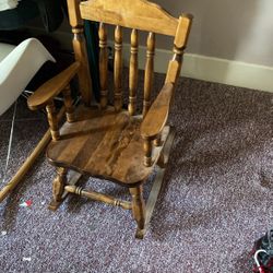 Children’s Solid Wood Rocker