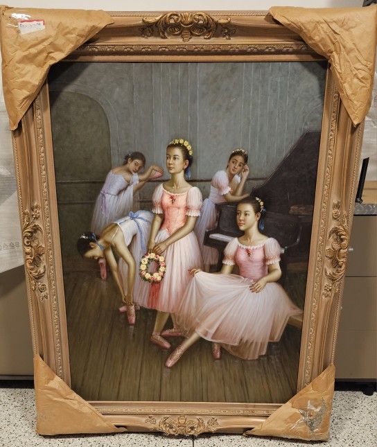 Geniune Oil Painting Hand Signed 36x48