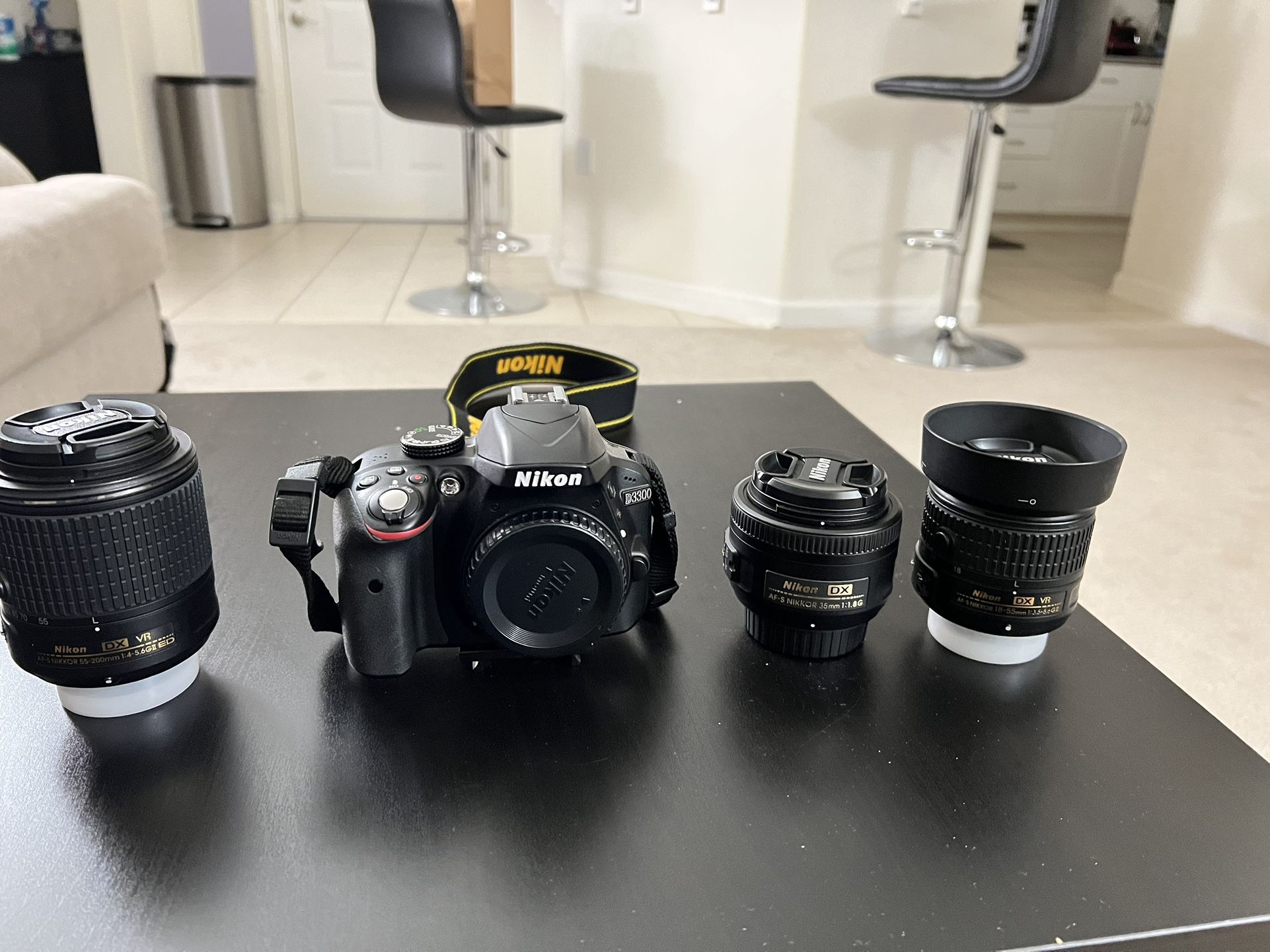 (Awesome Deal) Nikon D3300 and w/ 3 lens and accesories