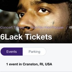 6lack 2 Tickets 70$