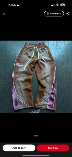 Brown Y2k Fashion stripes pants