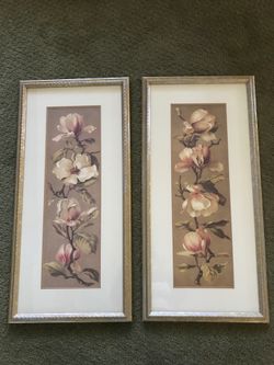 Framed Floral Wall Art