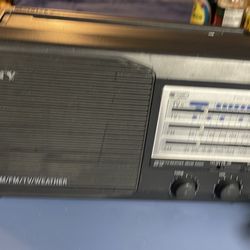 Sony Tv Sound Weather Radio 