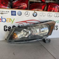 2008 2009 2010 2011 2012 Honda Accord Headlight Headlamp Left Driver Side LH Used Original OEM