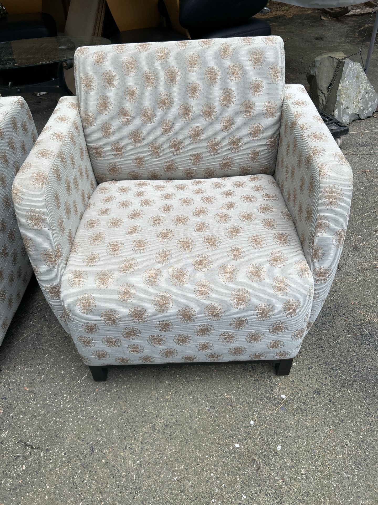 Asian Inspired 2 Easy Chairs