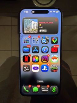 iPhone 15 Plus cracked screen