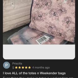 Victoria's Secret Women's Floral Tote Bag