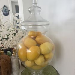 Lemon Glass Jar