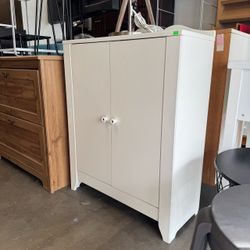 IKEA 2 Door Storage Cabinet White Good Condition