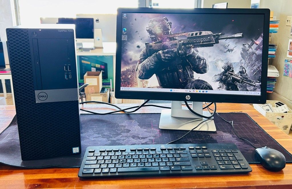 DELL OPTIPLEX 7060 i7-8700 3.20Ghz 16GB RAM 256GB SSD + 1TB Windows 11 Pro