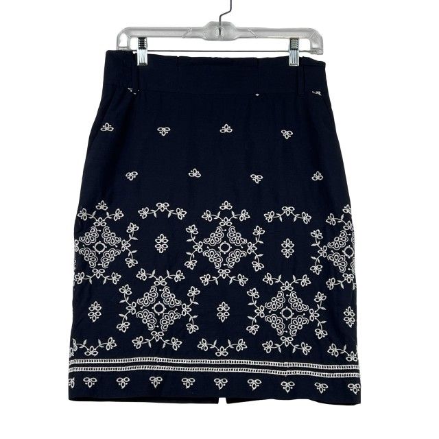 J Crew Light Summer Ivory Matelasse Drop Waist Mini Skirt Size 6P