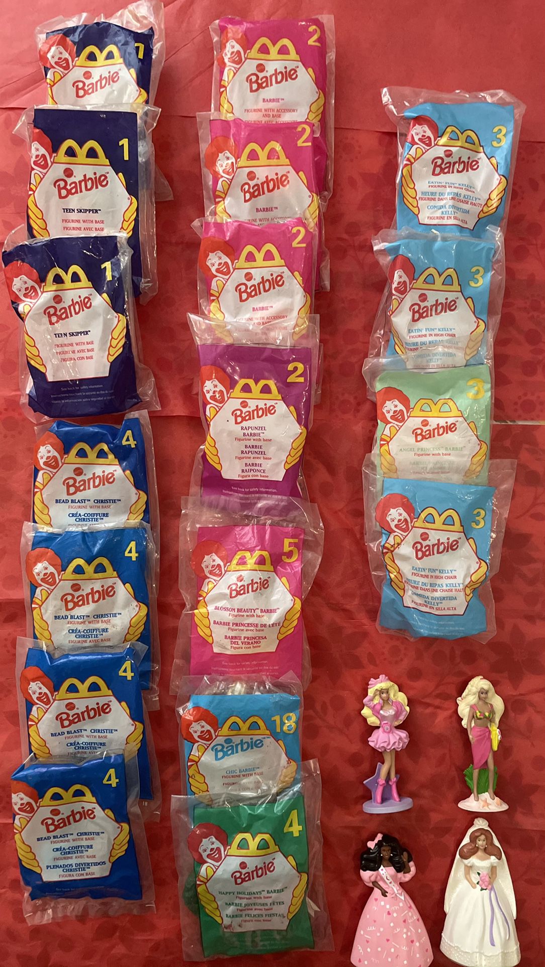 McDonald Barbies 1990’s Collectible