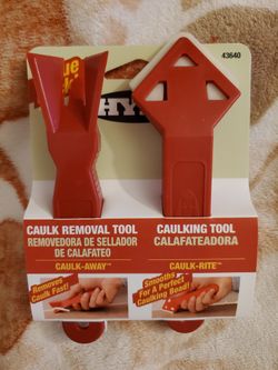 Hyde Tools 43640 Caulk-Away and Caulk-Rite DIY Caulking Tool Combo Pack