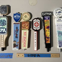🌟 X6 Beer Tap Handle Lot Elysian Sculpin Mission Coronado Mike Hess Oskar Etc 
