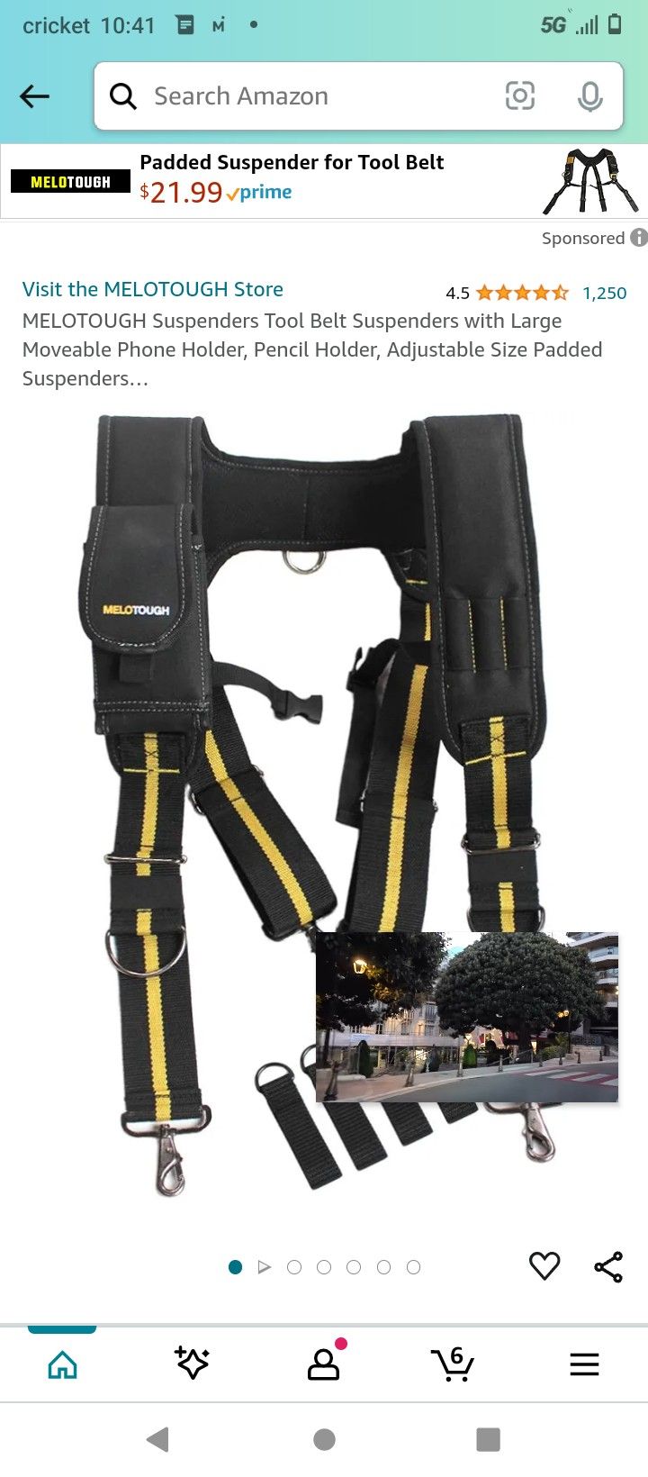 Melo Tough Suspenders Tool Belt Suspenders Brand New 