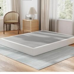7 Inch Full Size Box Spring, Full Box Spring Only, Metal Box Spring Full with Fabric Cover,
